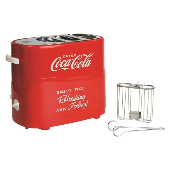 Máquina de Hot Dogs Nostalgia Coca-Cola 5 Niveles Roja