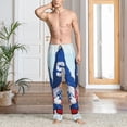 thumbnail image 2 of Naloa Cute Gnomes in USA Pajama Pants Men, PJ Bottoms, Sleep & Lounge Pants-Medium, 2 of 6