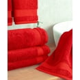 thumbnail image 3 of Cotton Paradise 100% Cotton Turkish 4 Piece Hand Towel Set, Soft Absorbent Face Towels Clearance Set, Red, 3 of 6