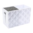 thumbnail image 4 of HILABEE Comb Scissors Storage Box Desktop Organizer Barber Scissor Socket Scissor Holder White, 4 of 9
