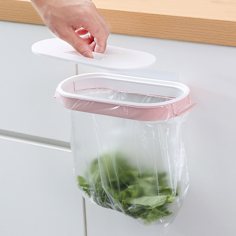 Hanging Organizer Garbage Bag Holder, With Removable Lid Multi for