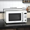 thumbnail image 3 of Emerson Radio Hornos Microondas de Encimera de 0,7 cu ft en Color Blanco, 3 of 4