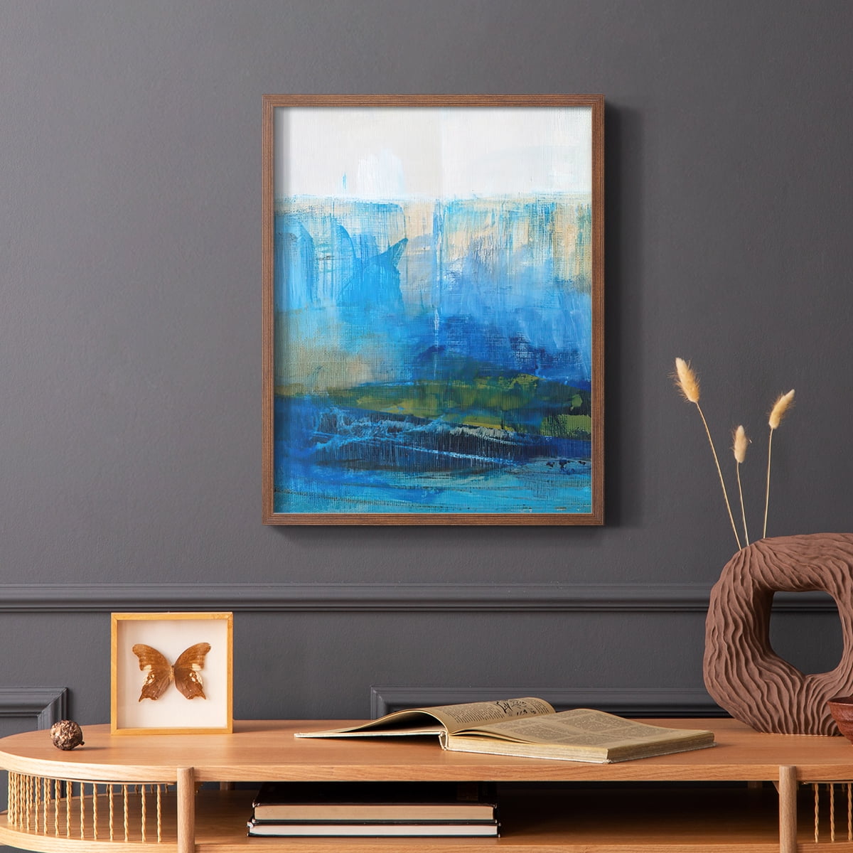 Bay Walk II in Paper Solid Wood 11 x 14 Framed Print