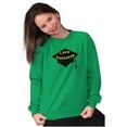 thumbnail image 4 of Funny Graduation I Done Graduated Unisex Plus Fleece Graphic Sweatshirt Brisco Brands 2X, 4 of 5
