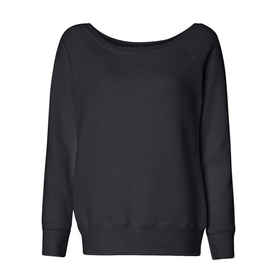 Bella Canvas Women's Sponge Wideneck Fleece Sweatshirt, Style B7501