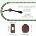 thumbnail image 2 of Uxcell Glasses Ear Grip, Silicone Ear Grippers Holder Anti-Slip Oval Grip Hooks Brown, 2 of 7