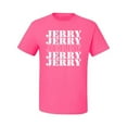 thumbnail image 2 of Wild Bobby Jerry Springer 90's TV Talk Show Host Jerry Jerry Chant Famous People Men's Tee, Neon Pink, X-Large, 2 of 6