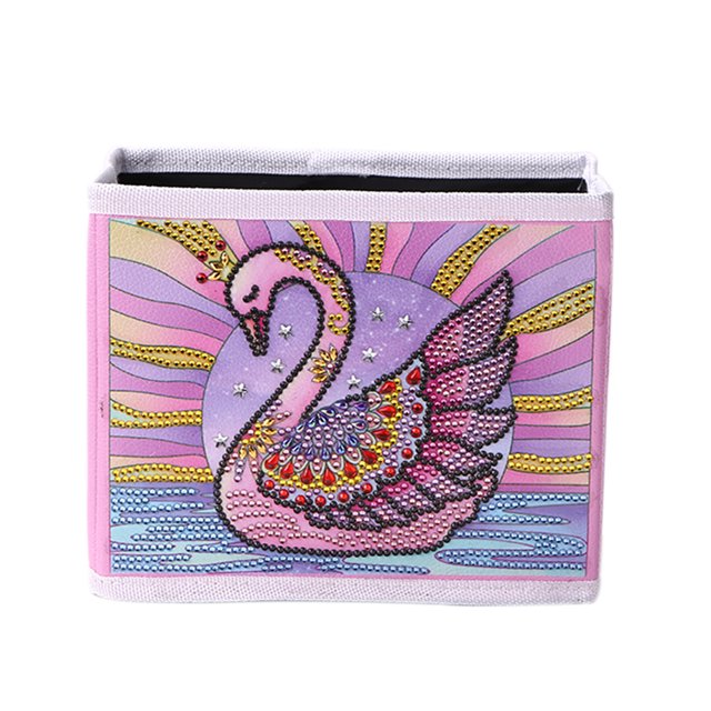 Caja de almacenamiento plegable con diamantes de imitación para pintura de arte artesanal de diamantes DIY, Kit de regalo de diamantes FLhrweasw Nuevo