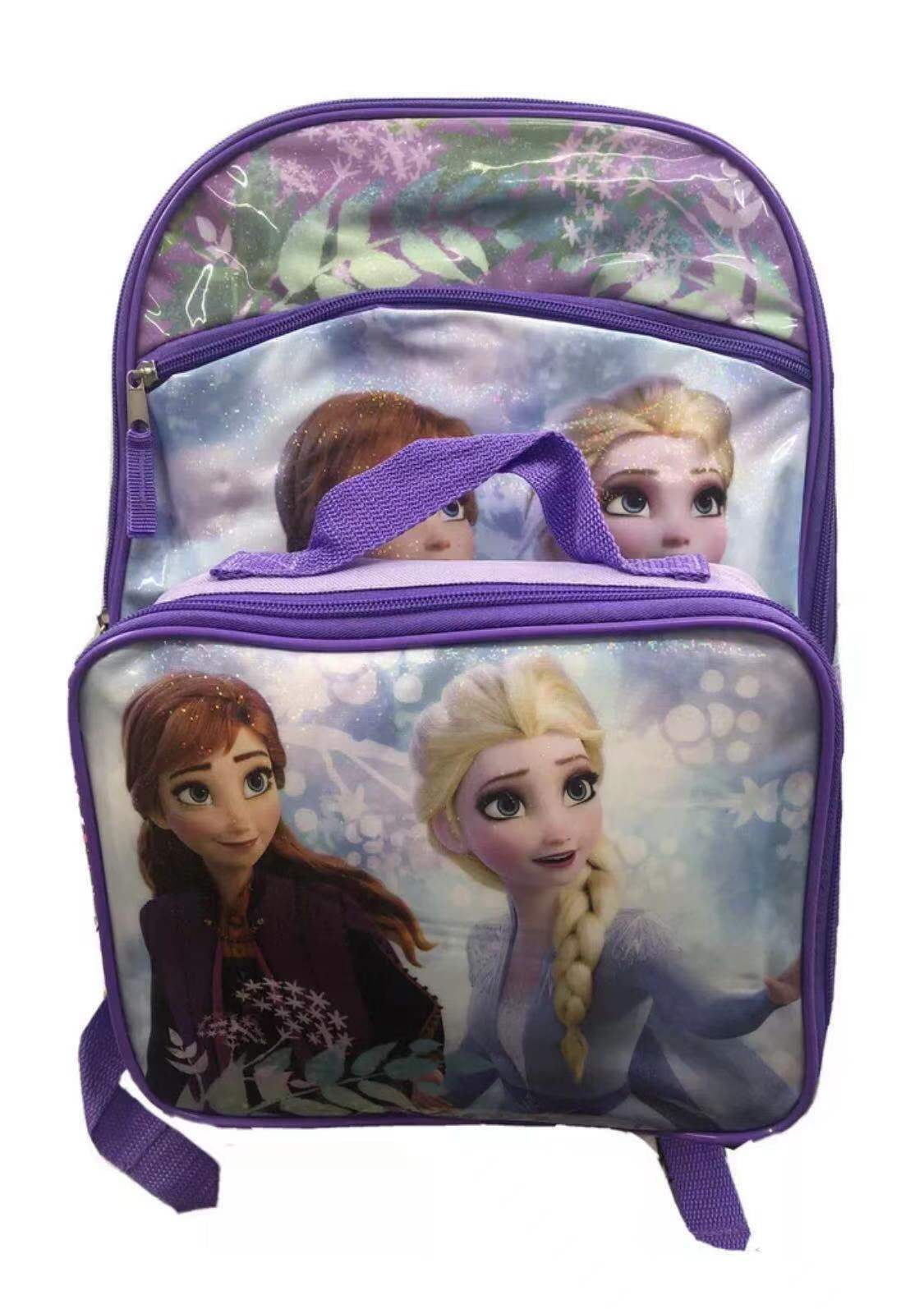 frozen backpack with lunchbox