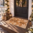 thumbnail image 5 of Christmas Welcome Doormat for Front Door, Winter Snowflake Door Rug, Farmhouse Non-Slip Mat for Indoor Outdoor Porch, Balcony & Home Decor, 15.7x23.6 Inches, 5 of 7