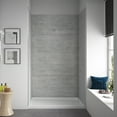 thumbnail image 2 of Ove Decors Misty 48 in x 32 in 6-Piece Alcove Shower Surround (Back and Side Wall Panels) in Light Gray Finish, 2 of 6