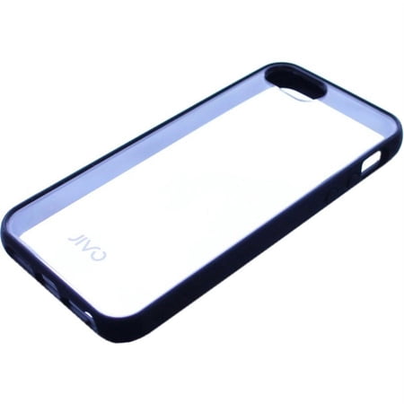 Jivo Ventana for iPhone 5 Clear Window Case with Rubberized Accent in Black