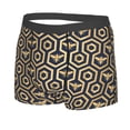 thumbnail image 2 of Disketp Bee Hive Hexagon Men'S Boxer Briefs,Soft And Breathable Cotton Underwear With Comfortflex Waistband, 2 of 9