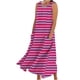 thumbnail image 1 of Vestido de Verano para las Mujeres sin Mangas Lino-Look Impreso Maxi, Suelto Fluido Y Vestido Sexy de Moda para las Mujeres, 1 of 5