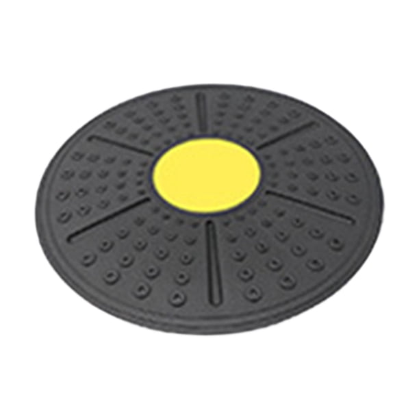 Tabla de Equilibrio Wobble para Entrenamiento de Núcleo Placa Redonda Giratoria para Ejercicio Muscular Estabilidad y Coordinación Superficie Antideslizante Adecuada para Amarillo