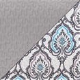 thumbnail image 4 of Hannah Linen Dark Grey Azita Microfiber Quilt, Twin - Breathable (3 Count), 4 of 6