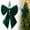Blackish Green, variant on 2D Acrylic Wolf Christmas Ornament, Brown Hanging Decor for Christmas Tree Woodland Home Decor