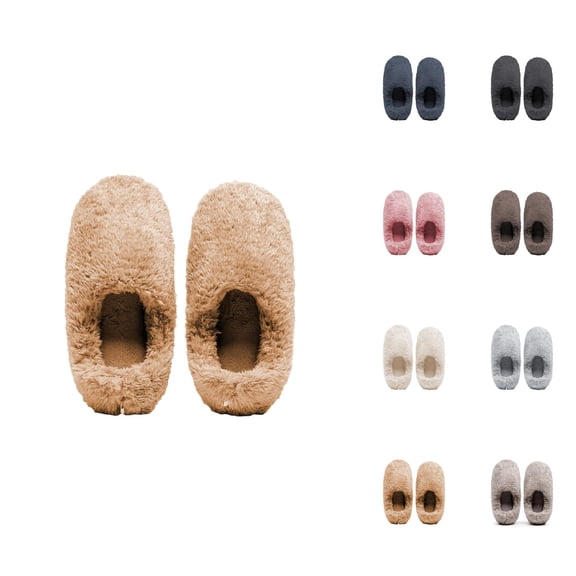 Women's Slippers Indoor Outdoor Cozy Winter Slippers with Thick Sole Warm Lining for Home Comfort and Everyday Wear for Couples
