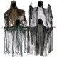thumbnail image 1 of Decoración colgante de fantasmas para Halloween, paquete de 4 unidades JOYIN, 48 cm, 1 of 9