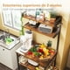 thumbnail image 5 of Alacena de Almacenamiento de 5 Niveles, Estante de Cocina con Enchufes y 5 Ganchos,Estante de Microondas, Mueble Multiusos de Cocina, Sala, Oficina,Cafetería, 5 of 7