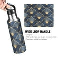 thumbnail image 4 of Yayeee 33oz Insulated Water Bottle Double Wall Stainless Steel with Flip Straw Lid, Elegance Art Pattern, 4 of 7