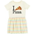thumbnail image 3 of Inktastic I Heart Pizza Girls Toddler Dress, 3 of 5
