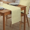 thumbnail image 2 of White Yellow Stripes Vertical Lines Gradient Table Runner Wedding Party Decor Kitchen Tablecloth Placemats Christmas Centerpiece, 2 of 5