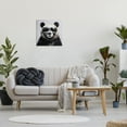 thumbnail image 3 of Stupell Industries Trendy Panda in Glasses Animals & Insects Painting Gallery Wrapped Canvas Art Print Wall Art, 24 x 24, 3 of 8