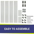 thumbnail image 2 of BBQGuys Signature Polished Glass Flame Guard For 72-Inch Linear Drop-In Fire Pit Pans - FG-LCB-72, 2 of 4