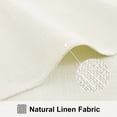 thumbnail image 2 of decorUhome Placemats Set of 4 - Cotton Linen Blend Washable Heat Resistant Dining Table Mats, Cream, 13" x 19", 2 of 7