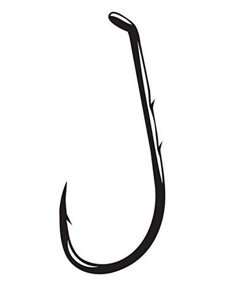 Gamakatsu Baitholder Hook 1/0, Needle Point, Offset, NS Black, 25pk