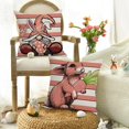 thumbnail image 4 of Bjutir Easter Pillow Covers 17.7X17.7 Inches Decorative Throw Pillow Covers Farmhouse Linen Cushion Case For Home Wedding Outdoor Indoor Decor, 4 of 5