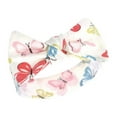 thumbnail image 5 of Touched by Nature Baby Girl Organic Cotton Swaddle Blanket and Headband or Cap, Butterflies, One Size, 5 of 5