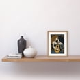 thumbnail image 2 of My Love My Muse Women with Guitar Conceptual Art Artwork Framed Wall Art Print 9X7 Inch, 2 of 5