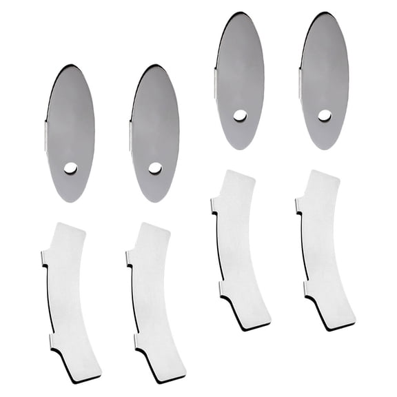 ROSENICE 8Pcs Silver Cycling Adjustment Discs for Brake Maintenance