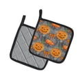 thumbnail image 2 of Caroline's Treasures Watecolor Halloween Pumpkins Pair of Pot Holders, 2 of 3