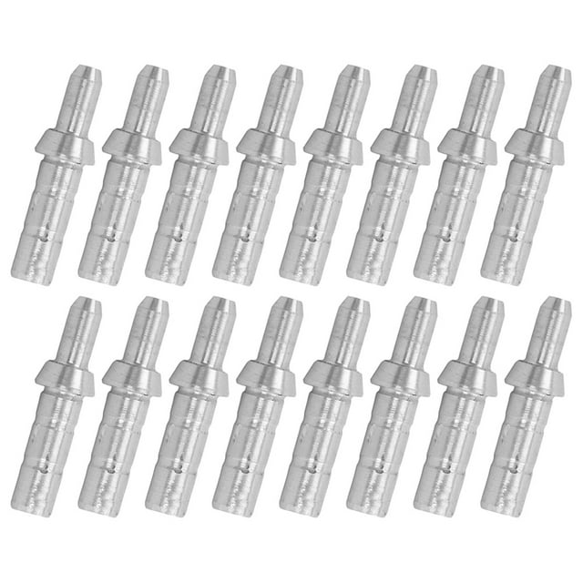 Raindrops 50pcs Replacement Nock Tail Silver Aluminum for Outdoor Activities