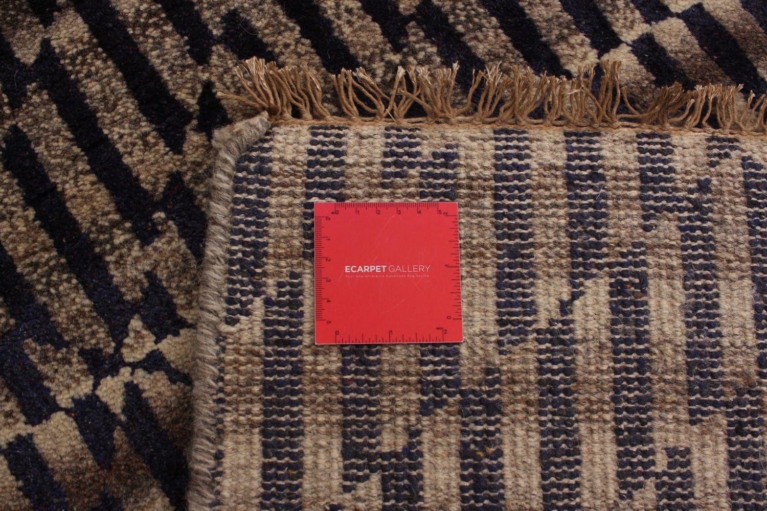 ECARPETGALLERY 5'1" x 8'1" Moroccan Tangier Hand-knotted Area Rug for Living Room, Dining Room and Bedroom in Brown