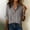 Grey, variant on Endives Women's Cotton Linen Shirt Solid Color Long Sleeved Shirt Casual Daily Wear Comfortable Womens Blouse Summer Trendy S-5XL