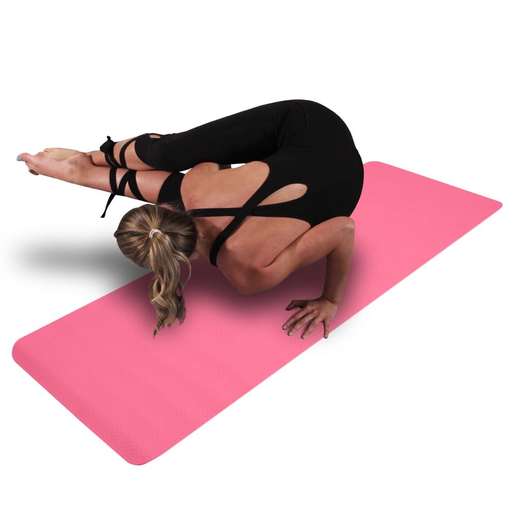 6mm Yoga Mat, TPE Non-Slip Thick Yoga mats for Women Workout
