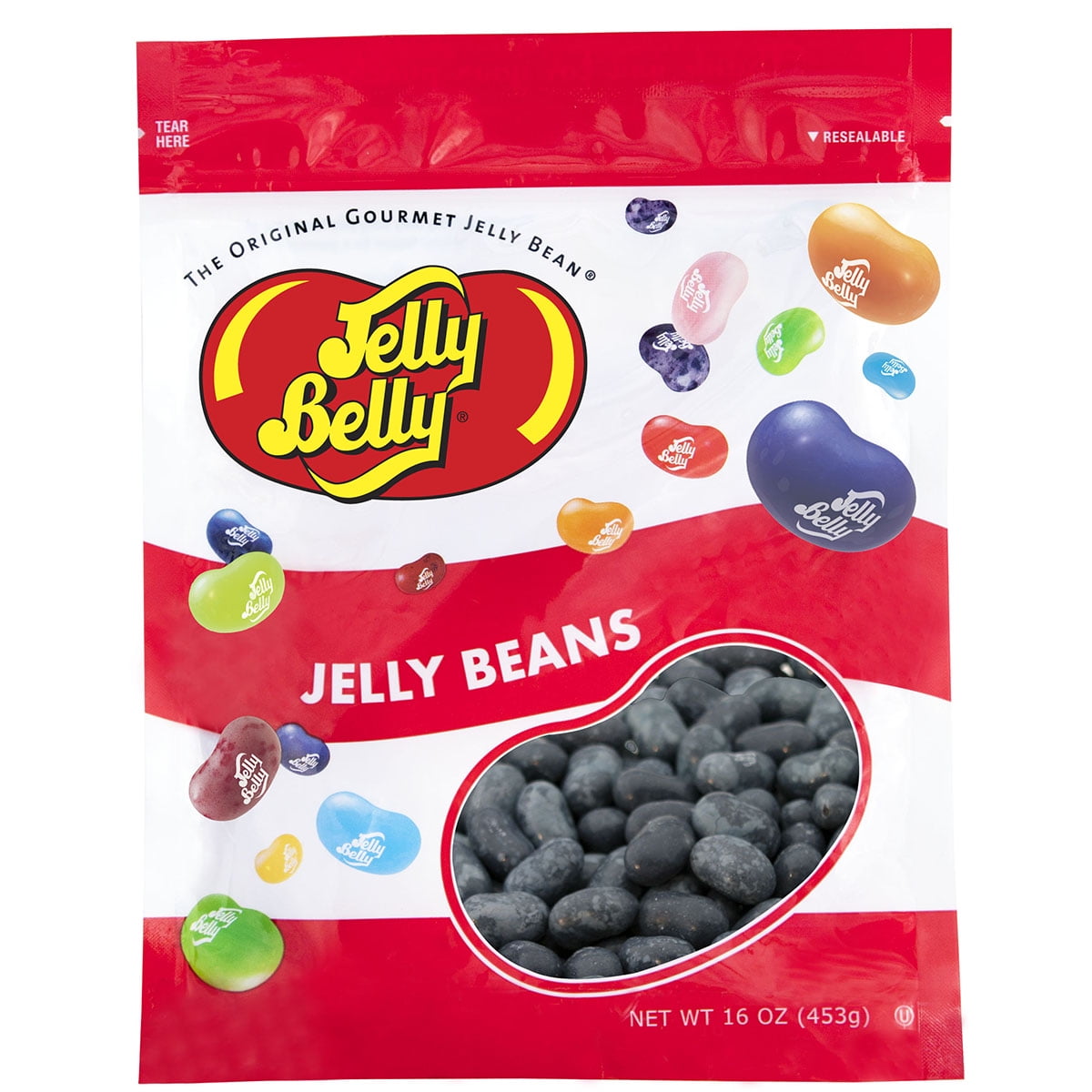 Jelly Belly Plum Jelly Beans - 1 Pound (16 Ounces) Resealable Bag ...