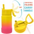 thumbnail image 4 of Botella de agua CHILLOUT LIFE Kids con aislamiento de 350 ml con tapa de pajita, 4 of 9
