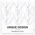 thumbnail image 6 of Lfeey Blackout Curtains Purple Grey Tree Branch Printed Thermal Curtains for Bedroom Windows, Grommet Top Drapes, 52"W x 63"L, 2 Panels, 6 of 7
