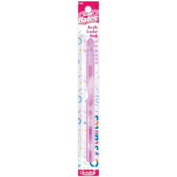 Susan Bates Crystalites Acrylic Crochet Hook 5.5"-Size P16/11.5mm