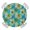 Green, variant on Purple Solid Color Round Tablecloth for 55-60 Inch Tables, Fitted Table Cover with Elastic Edge, Aesthetics Contemporary Luxury Waterproof Outdoor Table Cloth Protector for Patio Garden Dinner Picnic