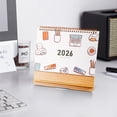 thumbnail image 4 of Premium Paper Desk Calendar, Office Desktop Planner With Thickened Triangular Base, for Year-Round Planning, A, 4 of 6