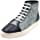

NEKTA /ke nekt/ Men s Fashion Sneaker/ Lace-Up Leather Sneakers/ Casual Dress Shoes - Ryder High Silver/ Blue 13
