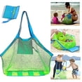 thumbnail image 3 of Bolsa de playa de malla Beach Sand Toys para niños HUOGUO Green, 3 of 5