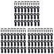thumbnail image 1 of Juego de Sujetadores de BotóN Giratorio para de Fotos, 300 Piezas Clips de Respaldo para Marcos de Fotos Clips de Hardware para Marcos de Fotos, 1 of 5