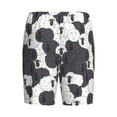 thumbnail image 2 of Lsque Black And White Sheeps Mens Sleep Pajama Shorts,Short Pajama Pants, Cotton Ultra-Soft Knit-XX-Large, 2 of 9
